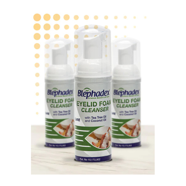 Buy Blephadex Eyelid Foam Cleanser Includes Tea Tree Oil & Coconut Oil